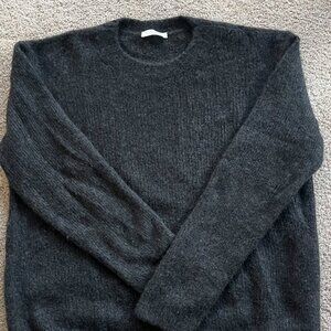 The Row, Cashmere Charcoal Sweater, XS